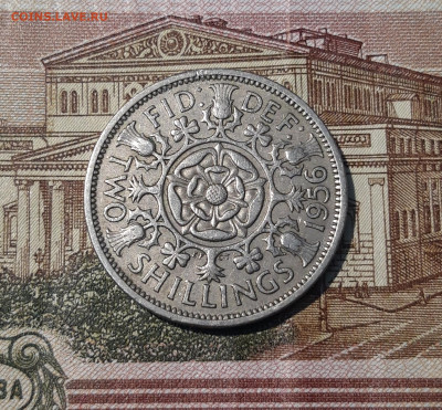 АНГЛИЯ 2 ШИЛЛИНГА 1956 года До 04.05 - 20250311_195555