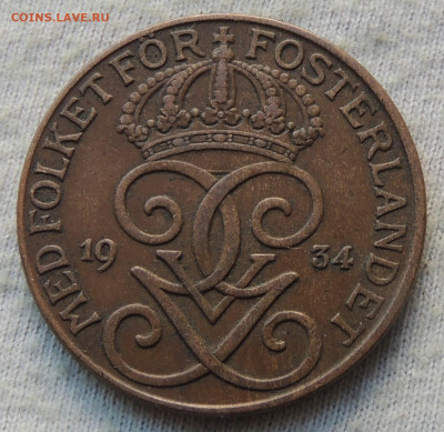 Швеция 5 эре 1934 до 30.04.2025 - Швеция 5 эре 34 .JPG