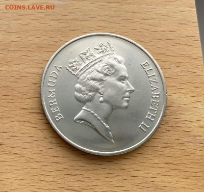 Крона Шайба Бермуды 1$ доллар 1986 Черепаха фауна животные - krona_shajba_bermudy_1_dollar_1986_cherepakha_fauna_zhivotnye (1)