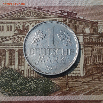 Германия ФРГ 1 марка 1974 года F До 05.05 - 20250308_003350