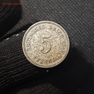 ГЕРМАНИЯ 5 ПФЕННИГОВ 1911 года А До 05.05 - 20250308_003900