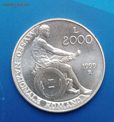 Италия 2000 лир, 1999, до 04.05. - 1745944014513