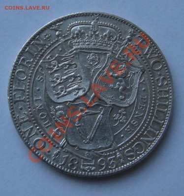 2 шилинга Англия 1893 - 01