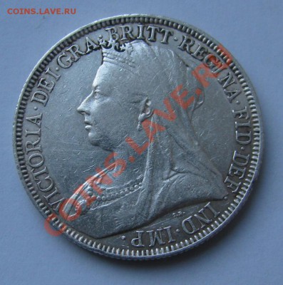2 шилинга Англия 1893 - 02