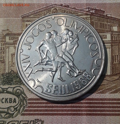 Португалия 250 эскудо 1988 года Олимпийские игры До 06.05 - 20250308_201328