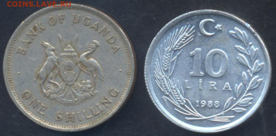 Турция 10  лир 1988 г. 2.05.2025 г. 22 -00 МСК. - Уганда
