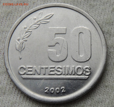 Уругвай 50 сентесимо 2002 до 07.05.2025 - Уругвай 50 сентесимо 2002.JPG