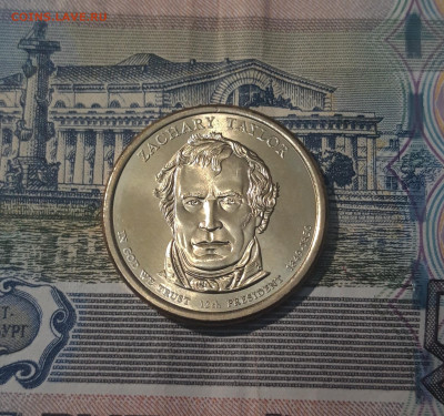 1 доллар 2009 года (P) ПРЕЗИДЕНТЫ ЗАКЕРИ ТЕЙЛОР До 10.05 - 20250421_213637