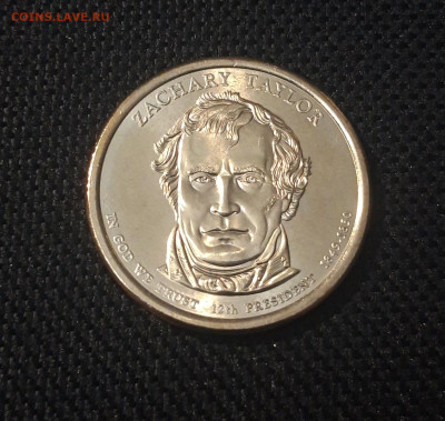 1 доллар 2009 года (P) ПРЕЗИДЕНТЫ ЗАКЕРИ ТЕЙЛОР До 10.05 - 20250421_213529