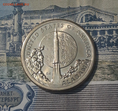 1 доллар 2024 Алабама - Сатурн-5 Ракета Инновации До 10.05 - 20250421_214303