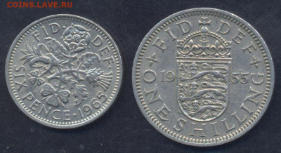 Британия шиллинг 1955 г. 6.05.2025 г. 22 -00 МСК. - Британия