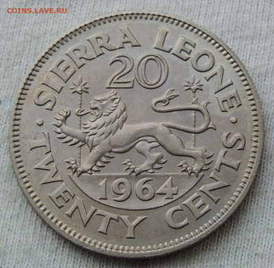 Сьерра-Леоне 20 центов 1964 до 11.05.2025 - Сьерра-Леоне 20 центов 64.JPG