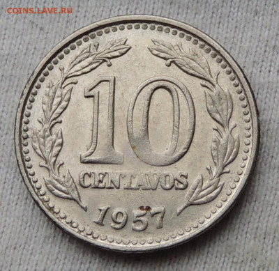 Аргентина 10 сентаво 1957 до 11.05.2025 - Аргентина 10 сентаво 57.JPG