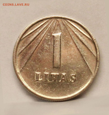 Литва, 1 LITAS 1991.   До 8.05.2025 г. в 22:00 по Мск. - out 2025