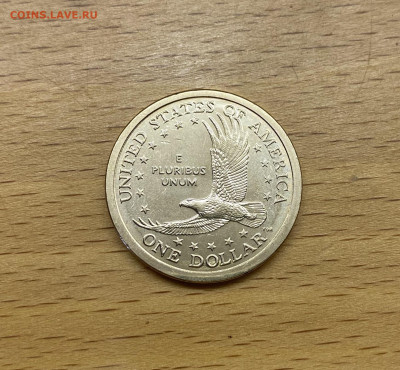 США 1$ доллар 2008 двор D Сакагавея Индианка Парящий Орёл - IMG_2288.JPG