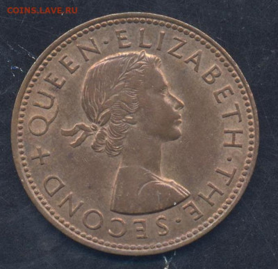 2 пенни 1965 г.10.05.2025 г. 22 -00 МСК. - Зеландия