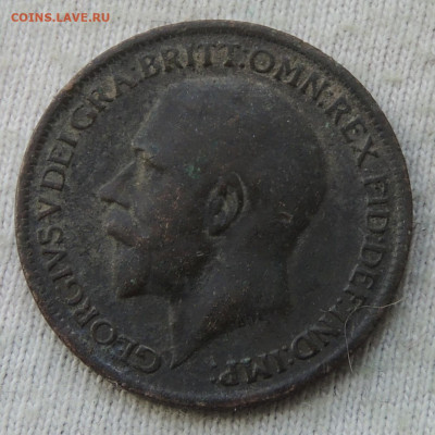 Великобритания 1 фартинг 1919 до 14.05.2025 - Великобритания 1 фартинг 1919 .JPG