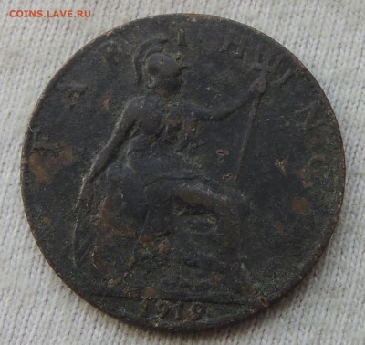 Великобритания 1 фартинг 1919 до 14.05.2025 - Великобритания 1 фартинг 1919.JPG