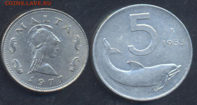 Мальта 2 цента 1977 г.10.05.2025 г. 22 -00 МСК. - Мальта1