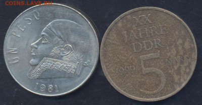 Мексика 1 песо 1981 г.10.05.2025 г. 22 -00 МСК. - Мексика1