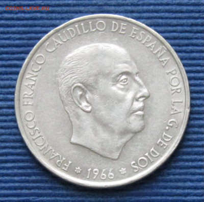 Испания 100 песет 1966 до 12.05.2025 21.00 мск - Испания 100песет66 а.JPG