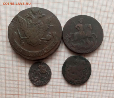 5 коп 1775, 2 коп 1758, деньга 1770, полушка 1769 до 11,05 - IMG_20250510_131713_785