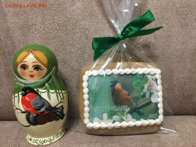 Сувенирные матрешка и пряник от банка МУБ - 1_Матрешка_пряник.JPG