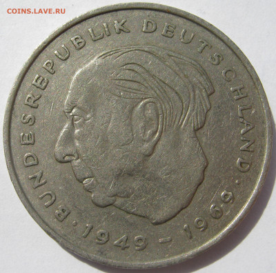Германия ФРГ 2 марки 1972 J 20 лет ФРГ - Теодор Хойс - IMG_2952.JPG