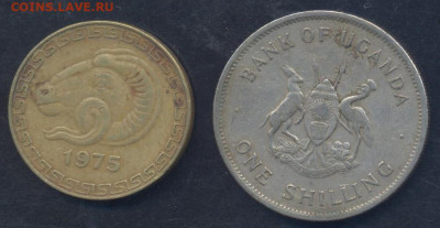 Алжир 20 сантимов 1975 г.13.05.2025 г. 22 -00 МСК. - Уганда