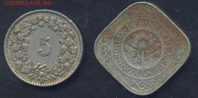 Швейцария 5 раппен 1930 г.13.05.2025 г. 22 -00 МСК. - Швейцария