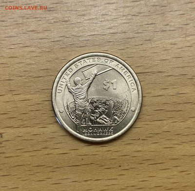 США 1$ доллар 2015 Сакагавея Рабочие Мохоки Строители UNC D - IMG_2289.JPG