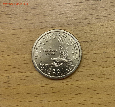 США 1$ доллар 2002 двор D Сакагавея Индианка Парящий Орёл UN - IMG_2300.JPG