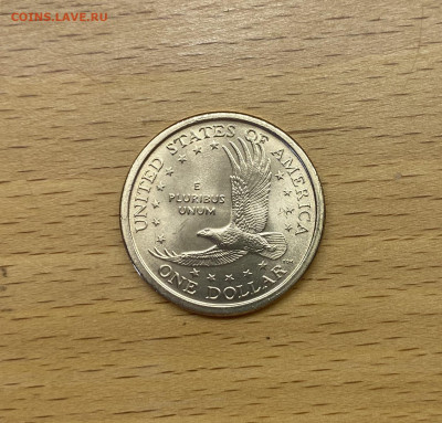 США 1$ доллар 2000 двор D Сакагавея Индианка Парящий Орёл UN - IMG_2437.JPG