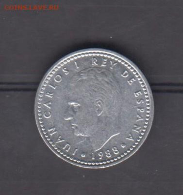 Испания 1988 1 песета до 18 05 - 5