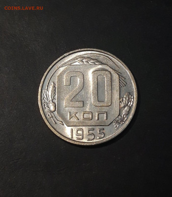 20 копеек 1955 года БЛЕСК До 19.05 - 20241112_224837
