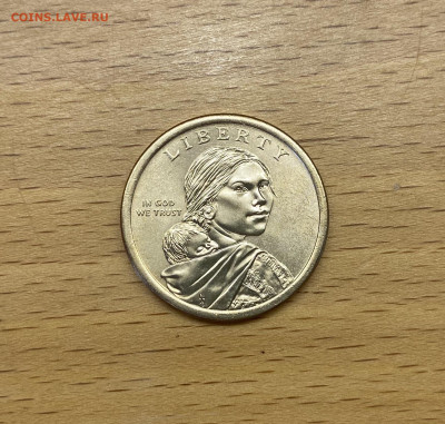 США 1$ доллар 2014 двор D Сакагавея Гостеприимство индейцев - IMG_2430.JPG