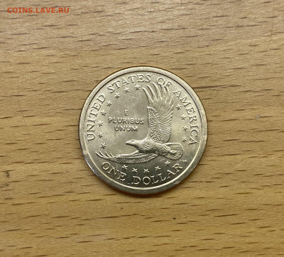 США 1$ доллар 2006 двор D Сакагавея Индианка Парящий Орёл UN - IMG_2415.JPG