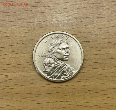 США 1$ доллар 2018 двор D Сакагавея Джим Торп "Уа-То-Хак" - IMG_2422.JPG