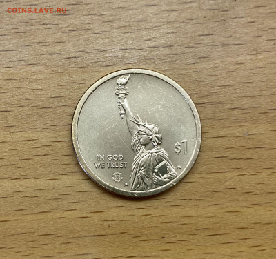 США 1$ доллар 2023 двор D Инновации Луизиана Десантный катер - IMG_2377.JPG