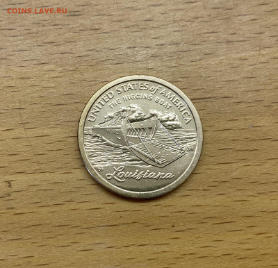 США 1$ доллар 2023 двор D Инновации Луизиана Десантный катер - IMG_2376.JPG