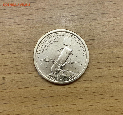 США 1$ доллар 2020 двор D Инновации Космический телескоп - IMG_2433.JPG