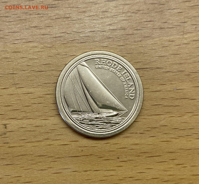 США 1$ доллар 2022 двор D Инновации Род-Айленд яхта Рилаэнс - IMG_2411.JPG