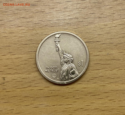 США 1$ доллар 2022 двор D Инновации Кентукки Блюграсс - IMG_2408.JPG