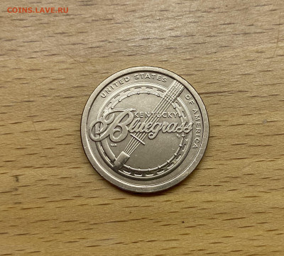 США 1$ доллар 2022 двор D Инновации Кентукки Блюграсс - IMG_2407.JPG