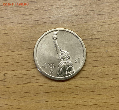 США 1$ доллар 2021 D Инновации Северная Каролина Университет - IMG_2396.JPG