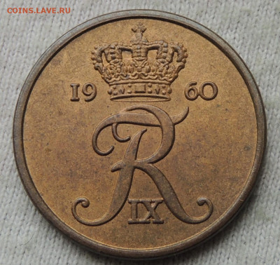 Дания 2 эре 1960 Br нечастая до 18.05.2025 - Дания 2 эре 1960 Br .JPG