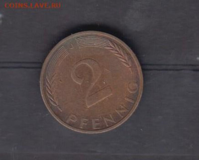 ФРГ 1976 2пф(J) до 19 05 - 595а