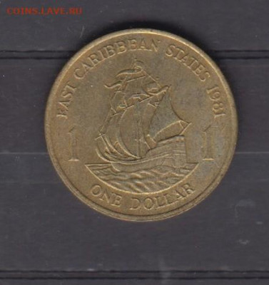 Карибы 1981 1$  парусник до 19 05 - 51