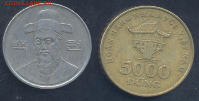 Ю. Корея 100 вон 1989 г. 16.05.2025 г. 22 -00 МСК. - Вьетнам1