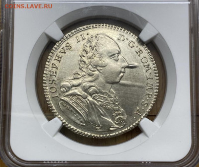 2 талера 1782 Иосиф II Слаб NGC AU Details - svjashchennaja_rimskaja_imperija_regensburg_1_2_talera_1782_iosif_ii_slab_ngc_au_details_redkij_sokhran_rrr (1)